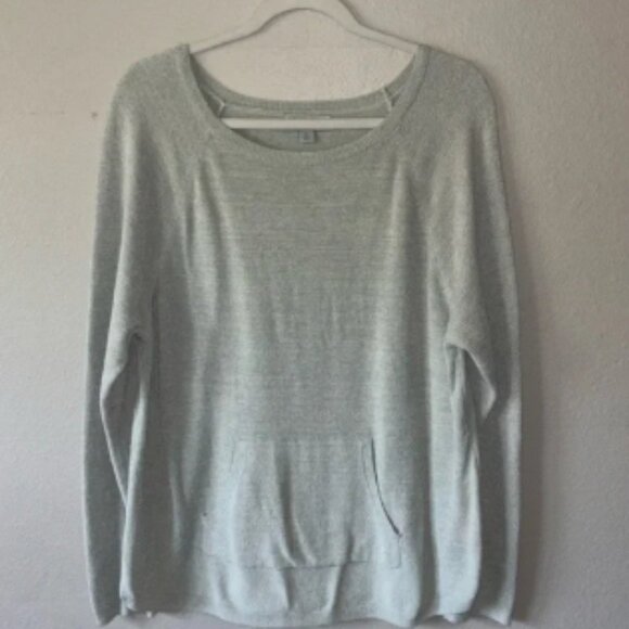 Barefoot Dreams CozyChic Ultra Lite raglan knit crewneck sweater - Picture 1 of 6